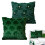 Ensemble de 4 housses de coussin pour la Saint-Patrick, 45 x 45 cm, vertes 2