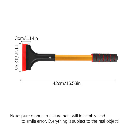 Car Snow and Ice Scraper with Foam Grip and Rubber Edge 2