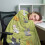 Κουβέρτα Fleece με σχέδιο γάτας 40x50 εκ. σε χρώμα φασκόμηλου 4