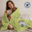 Κουβέρτα Fleece με σχέδιο γάτας 40x50 εκ. σε χρώμα φασκόμηλου 5