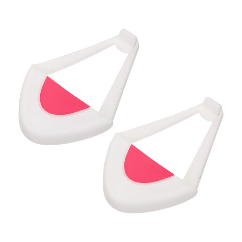 White Silicone Headset Decoration 1 Pair