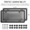 Clear Tinted License Plate Cover Smoked Bubble Shield 2 Pack 6