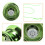 Green Yo-yo Ball Toy Set with Iron and Plastic Construction 5