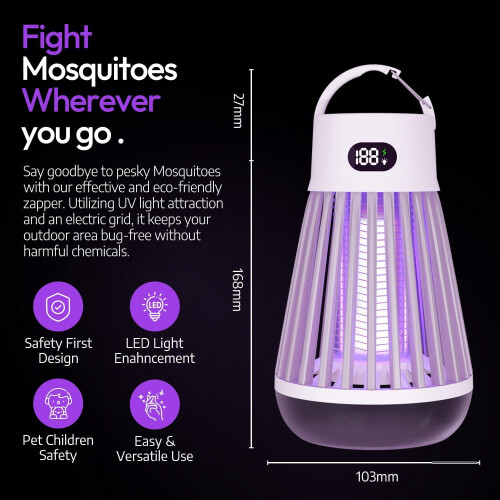 Zapper 2.0 Mosquito Zapper IPX7 Waterproof USB-Charged 1