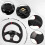 Jogo de PC de Corrida de 13 Polegadas 320 mm Volante de Couro Peças de Corrida de Drift Volante Modificado 3