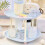 Cupcake Stand Round 2-Tier Blue 5