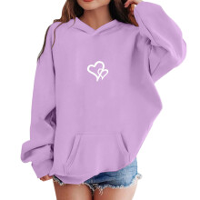 Girls Pullover Hoodie Sweatshirt Casual Long Sleeve with