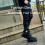 Waterproof Shoe Covers Reusable Foldable Black 3