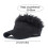 Sun Visor Cap with Fake Spiked Hair Adjustable Baseball Hat 7