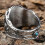 Retro Turquoise Eagle Ring Stainless Steel Size 7-15 5
