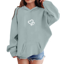 Girls Pullover Hoodie Sweatshirt Printed Casual Long Sleeve