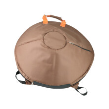 Hand Drum Bag Brown Double-Shoulder 22-inch Shock-Absorbing
