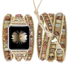 Handmade Boho Watch Band for Apple Watch 38mm 40mm 41mm