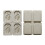 Silicone Resin Mold Tortoise Back Leaf Shape 4 pcs 6