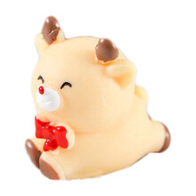 Mini Christmas Resin Figurines for Fairy Gardens and Crafts