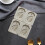 Silicone Resin Mold Tortoise Back Leaf Shape 4 pcs 8