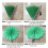 Tissue Paper Hanging Fans Party Decor Set 8 pcs Type 3 3