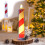 LED Christmas Candle Realistic Flame 31.5 Inch 1