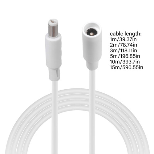 Waterproof DC5.5x2.1mm Power Extension Wire 36W Copper 2