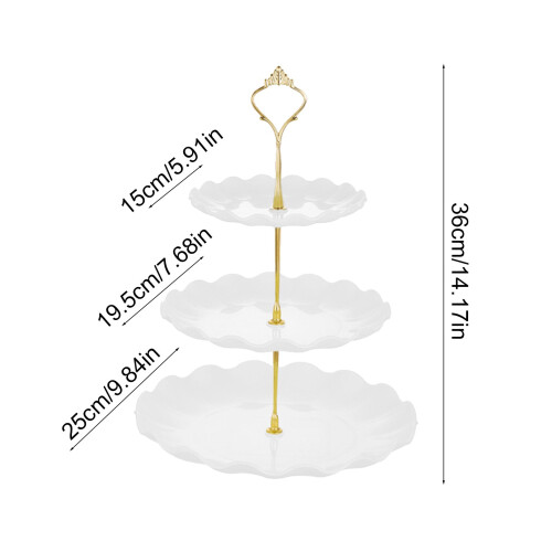 3-Layer Cupcake Rack Dessert Tower Tray 2