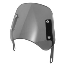 Motorcycle Wind Deflector Black ABS 1 Set