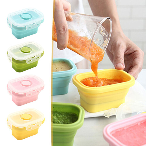 Baby Food Storage Box Set 4-Piece Sealed