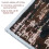 Square Area Rug Retro Abstract Design Washable Non-Slip 3