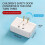 Rotatable Outlet Extender 180 Swivel 3-Prong Grounded 5