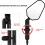 Universal Motorcycle Mirror with Ball-Head Mount 8/10mm 2