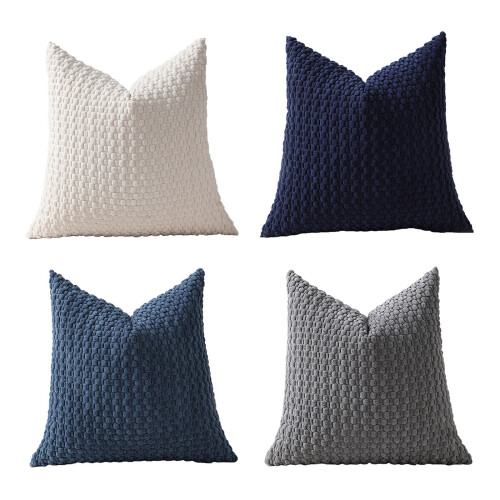 Soft Weave Pillowcases Set Standard 4 Pcs 1