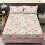 Valentine's Day King Bedding Set Beige Heart Pattern 3-Pc 7
