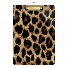 Leopard Print Acrylic Clipboard A4 12.5 x 9 inches
