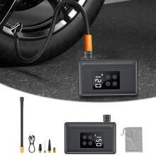Electric Pump for Bikes and Toys with High Pressure, Auto