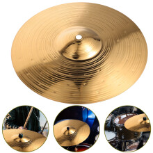 Golden Jazz Drum Crash Cymbal 14 Inches Strong Alloy