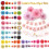 Tissue Paper Hanging Fans Party Decor Set 6 pcs 6