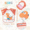 Baby Bibs Short Sleeve Waterproof 3PCS 2