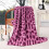 Coperta in pile con stampa leopardata, calda e morbida, 50x60 pollici. 1