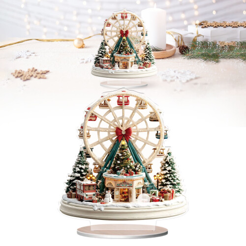 Ensemble de décorations de Noël en acrylique pour sapin de Noël