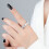 Moissanite Row Ring 925 Sterling Silver 5mm 6