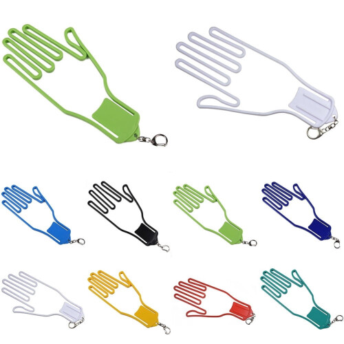 Golf Gloves Stretcher Holder Rack Plastic Light Green 1 2