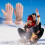 Women's touchscreen warm gloves fleece-lined windproof pink 5