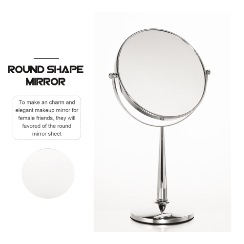 White Acrylic Round Makeup Mirror DIY Supply 2