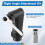 Right Angle Rotary Tool Attachment with Fixed Shaft Silver 4