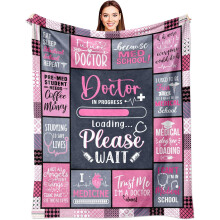 Couverture pour étudiantes en médecine, 152 x 127 cm (60 x 50 pouces)