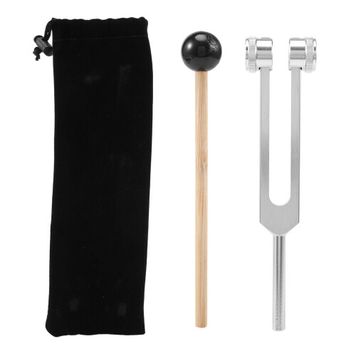 Aluminum Alloy Tuning Fork 256 Hz 256 C with Hammers