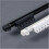 Rail de rideau de plafond flexible blanc 90 cm 1