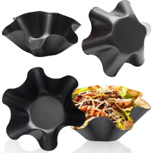 Ensemble de poêles à tortillas antiadhésives en acier au carbone 3 pièces