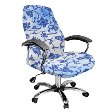 Housse de chaise extensible et lavable Ă motif floral tie-dye, taille S