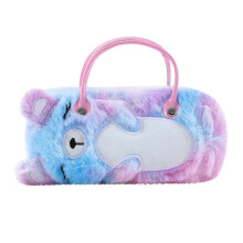 Bear Plush Glasses Case Foldable Soft Protective Box