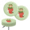Housse de tabouret de bar Frog Strawberry, coussin taille S, lot de 2 1